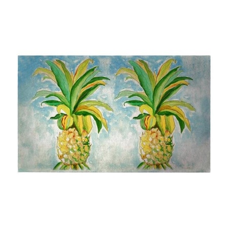Betsy Drake Betsy Drake DM400G Pineapples Door Mat - 30 x 50 in. DM400G